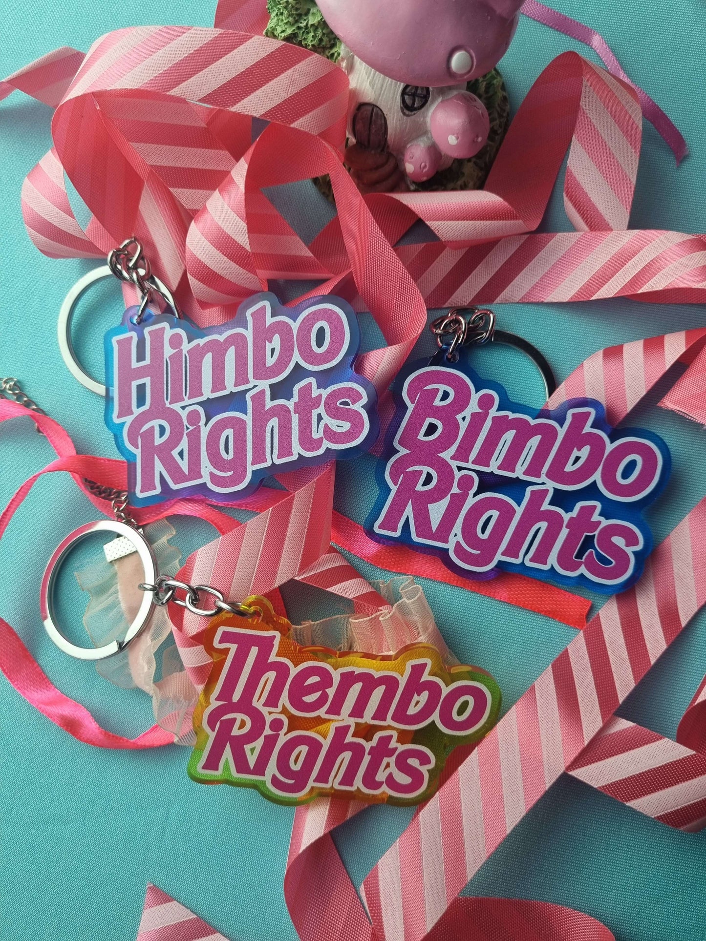 Bimbo Rights Keychain 1.0 ON SALE