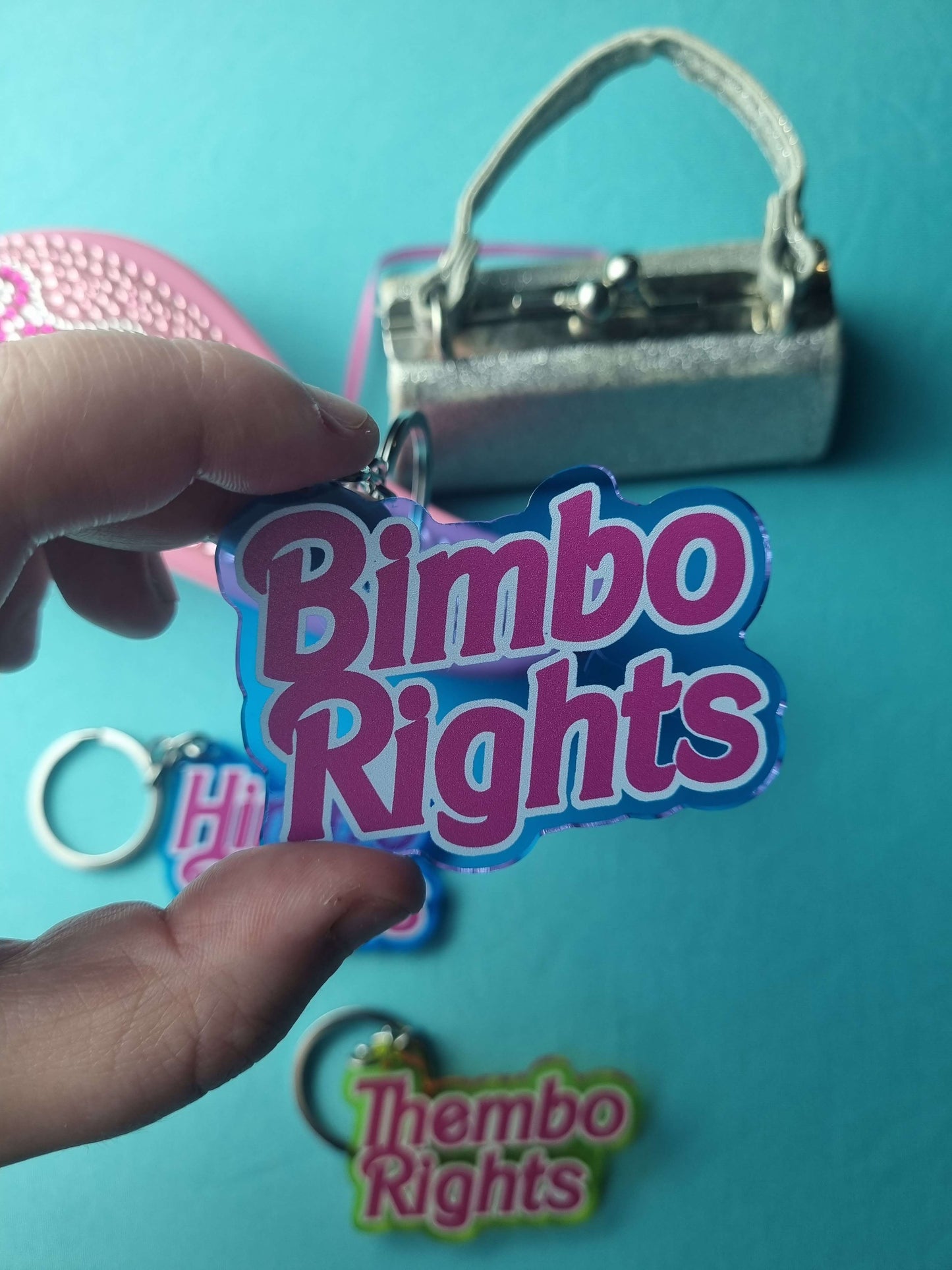 Bimbo Rights Keychain 1.0 ON SALE